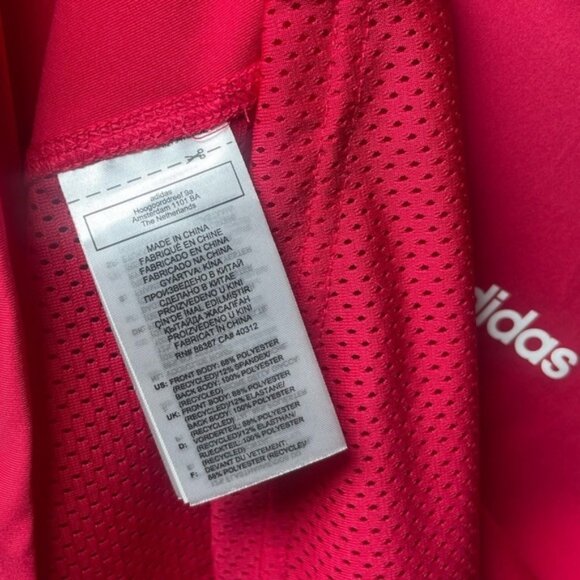 Adidas Small Tshirt Pink Athletic Workout Gym Running Yoga Tops Short Sleeve Y2K - Picture 3 of 6